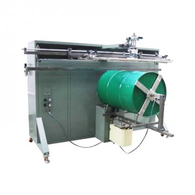 1200R圓面印刷機大型鐵桶涂料桶絲網印刷機